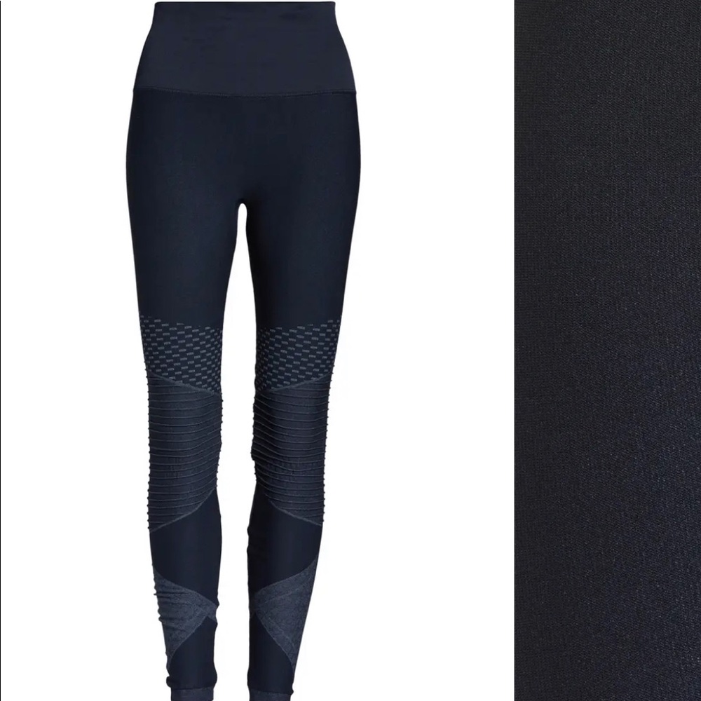 SPANX Look at Me Now Seamless Moto Leggings Black
